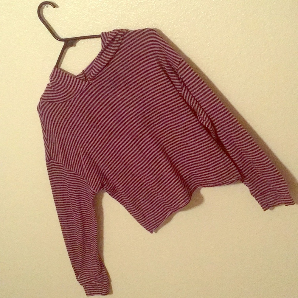 Striped crop top
